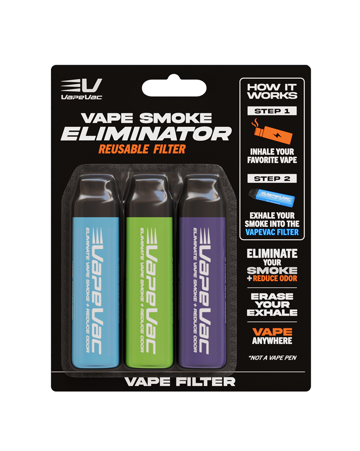 VapeVac 3 Pack Neon