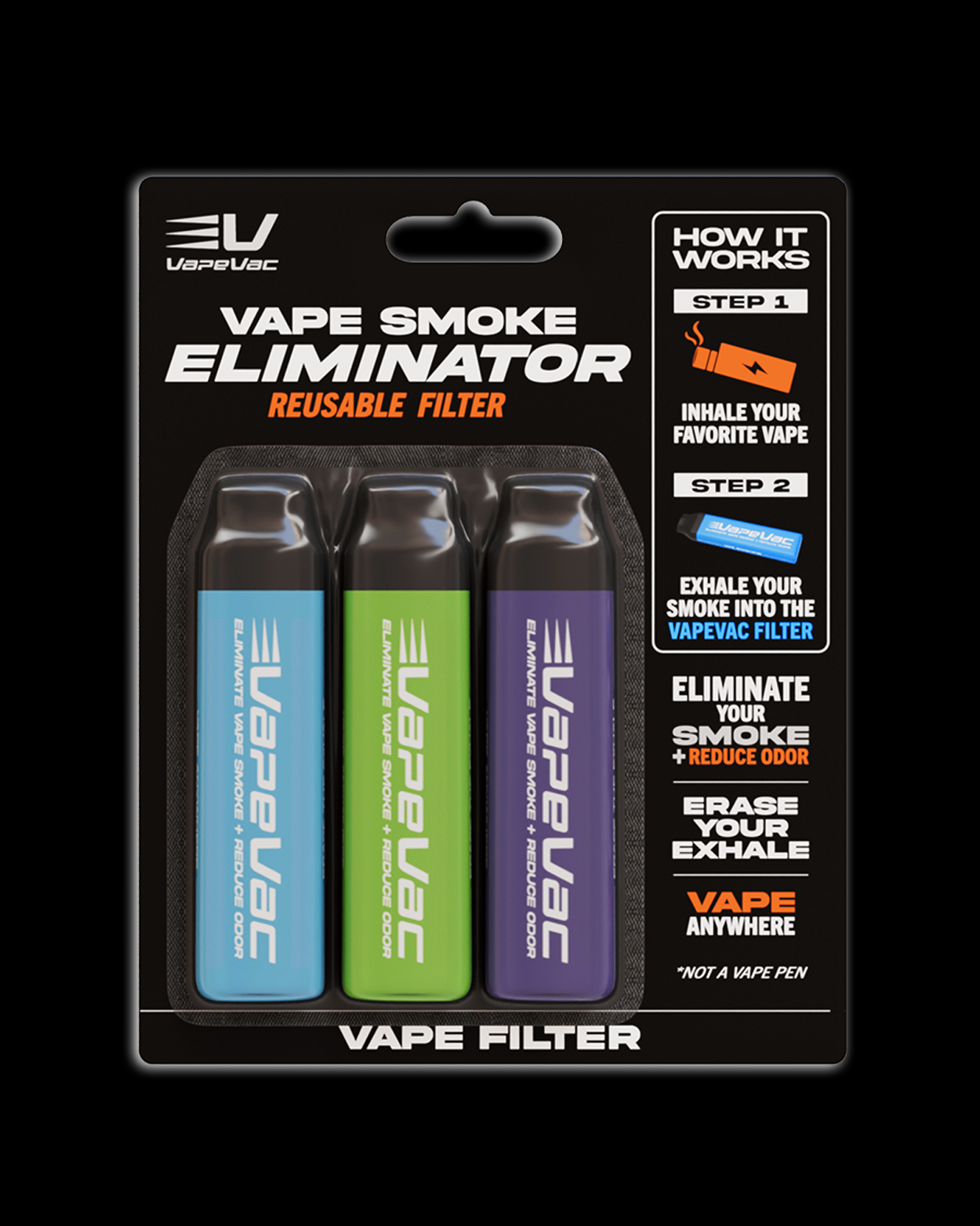 VapeVac 3 Pack Neon